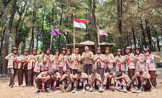 Perkemahan Besar Penggalang Pangkalan SMPN 4 Sumberjaya di Buper Talaga Pancar